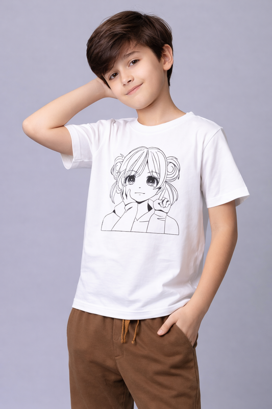 Anime Sparkle Magic T-Shirt for kids