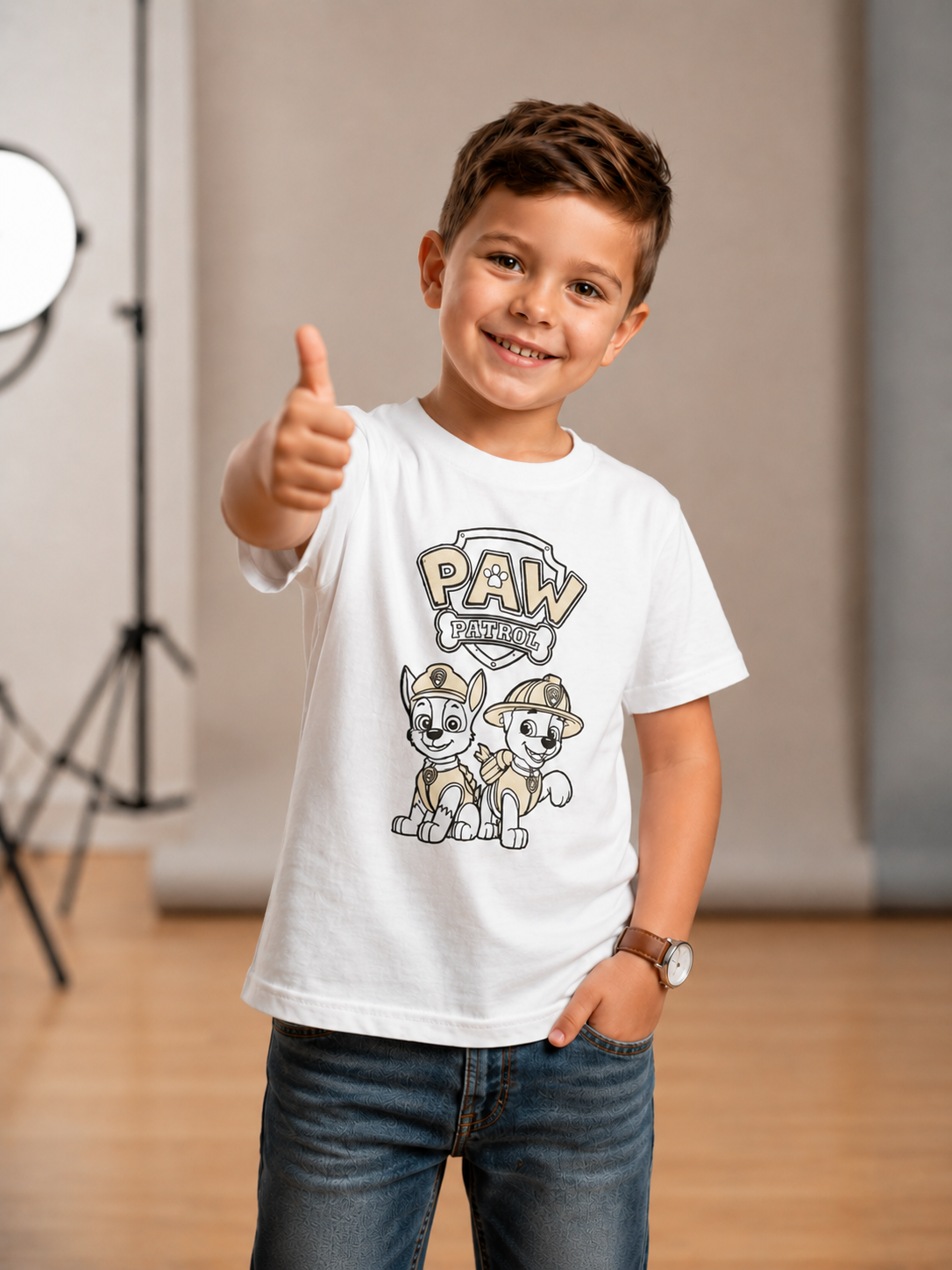 Paw Patrol Heroes Sun Activated Colour Changing T-Shirt for Kids