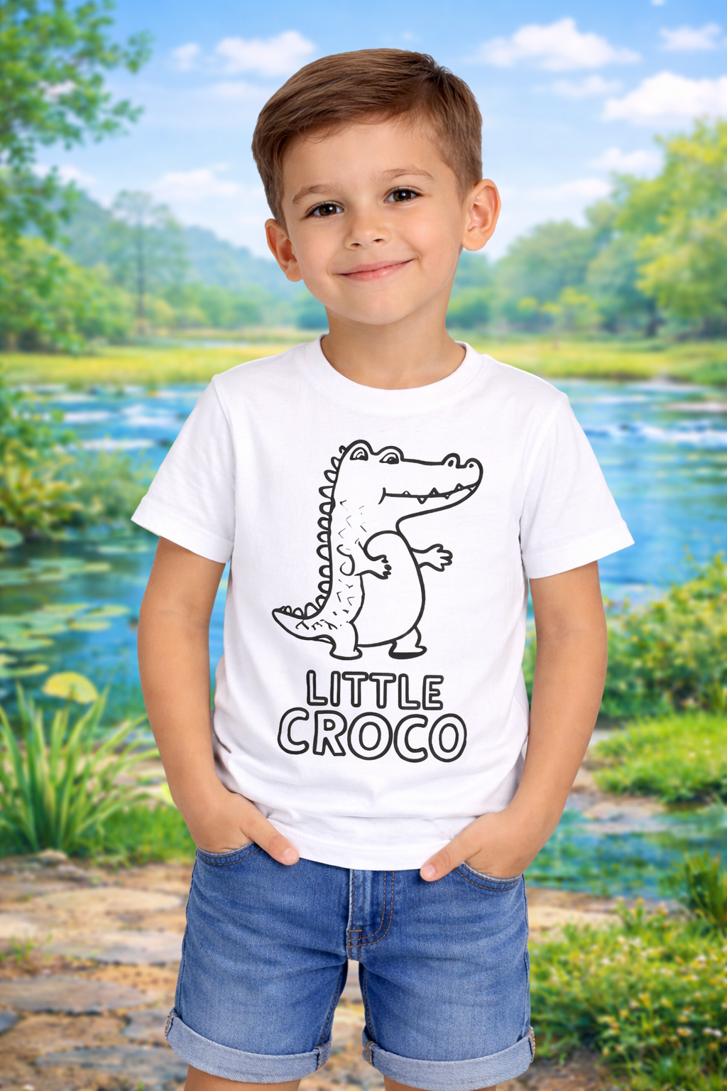 Little Croco T-Shirt for Kids