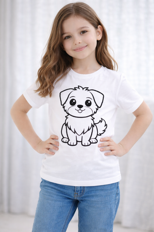 Cute Little Puppy T-Shirt for kids