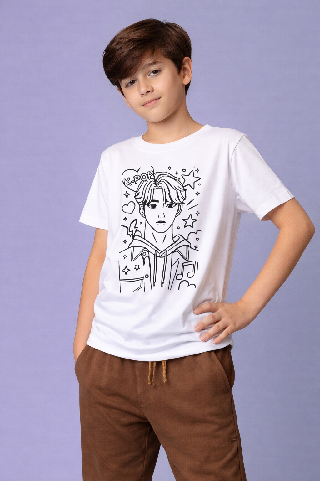 K-Pop Star Vibes Glow Kids T-Shirt
