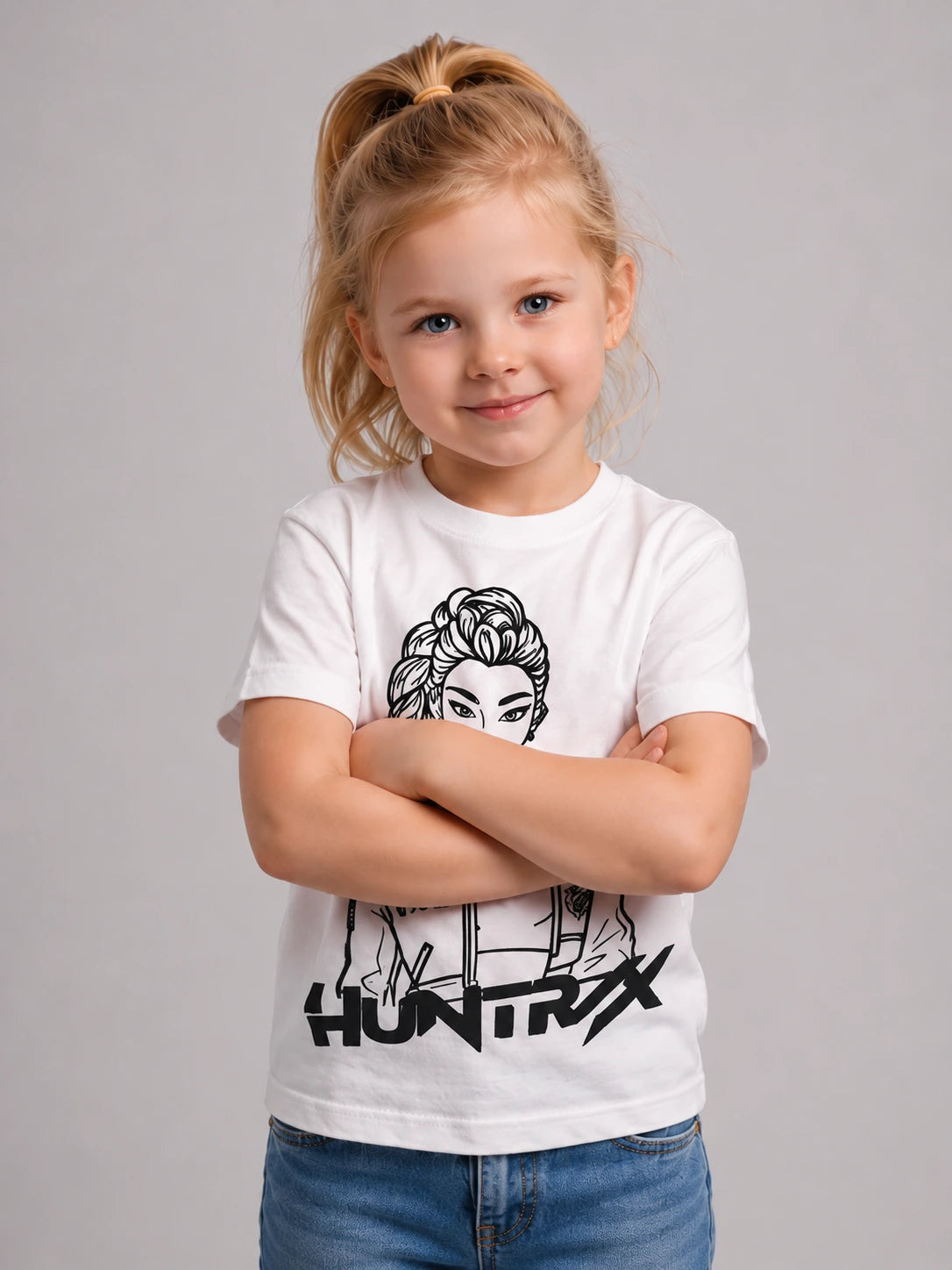 Kids Cotton T-Shirt with Sun Activated Colour-Changing Artwork