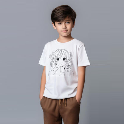 Anime Sparkle Magic T-Shirt for kids