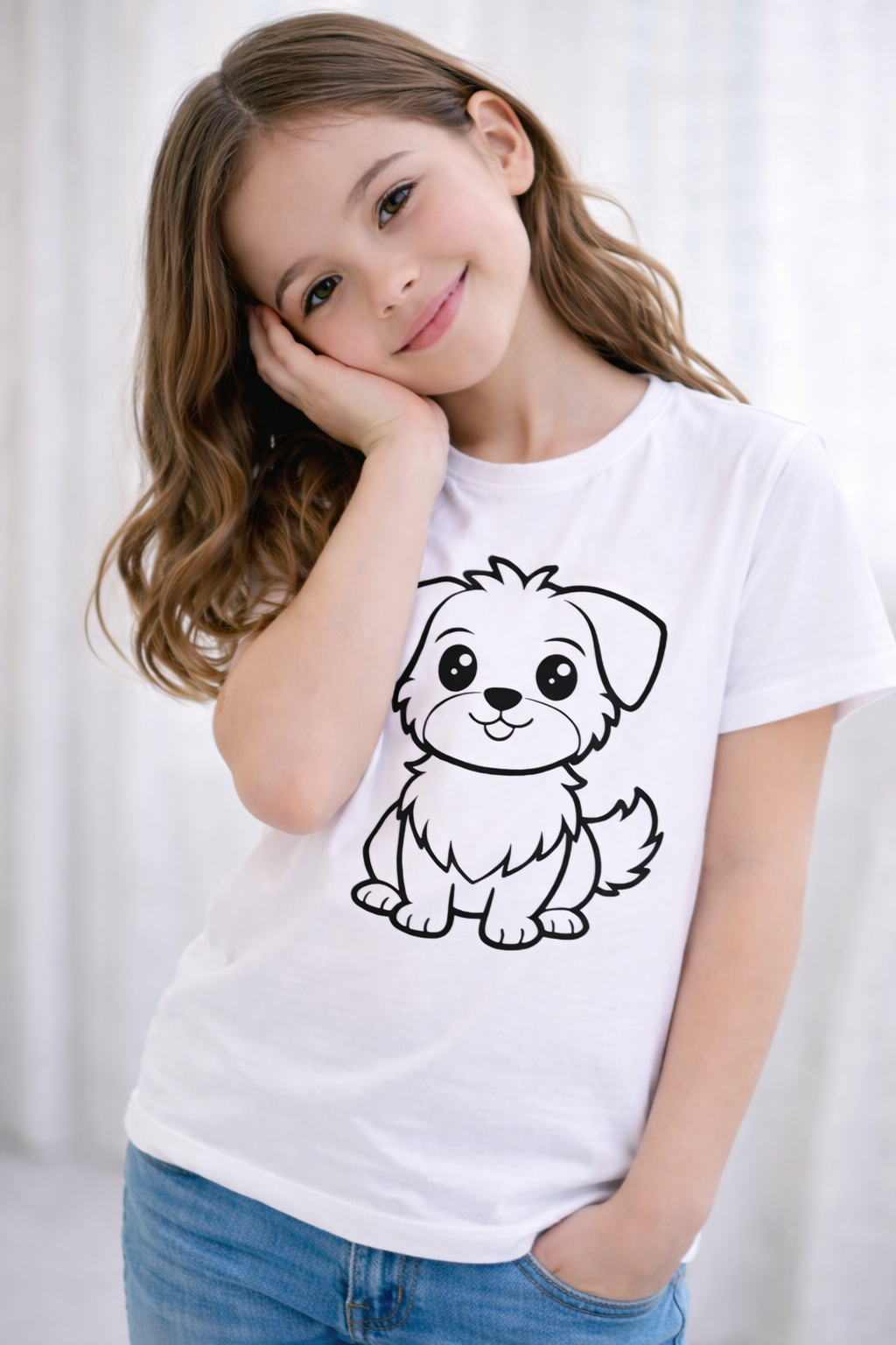 Cute Little Puppy T-Shirt for kids
