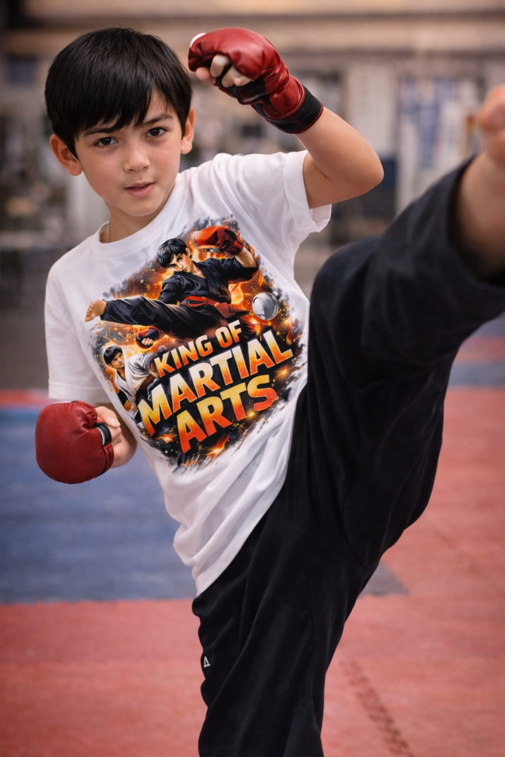 King of Martial Arts Kids Cotton T-Shirt
