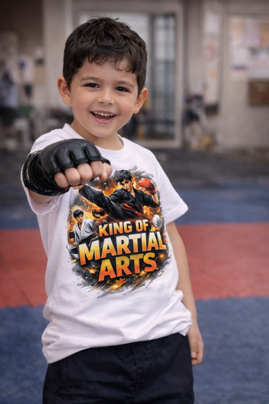 King of Martial Arts Kids Cotton T-Shirt