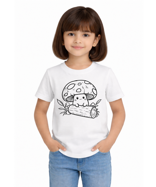 Forest Mushroom Magic Kids T-Shirt