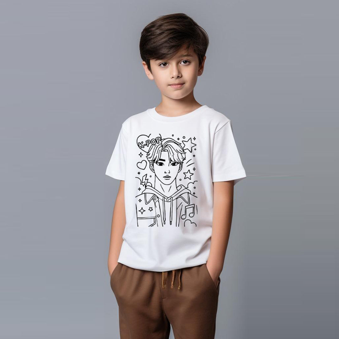 K-Pop Star Vibes Glow Kids T-Shirt