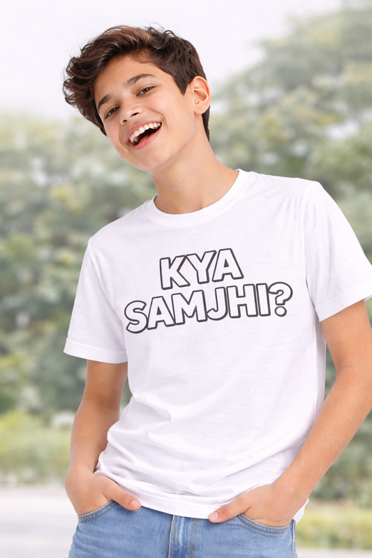 Kya Samjhi? Desi Swag T-Shirt for Kids