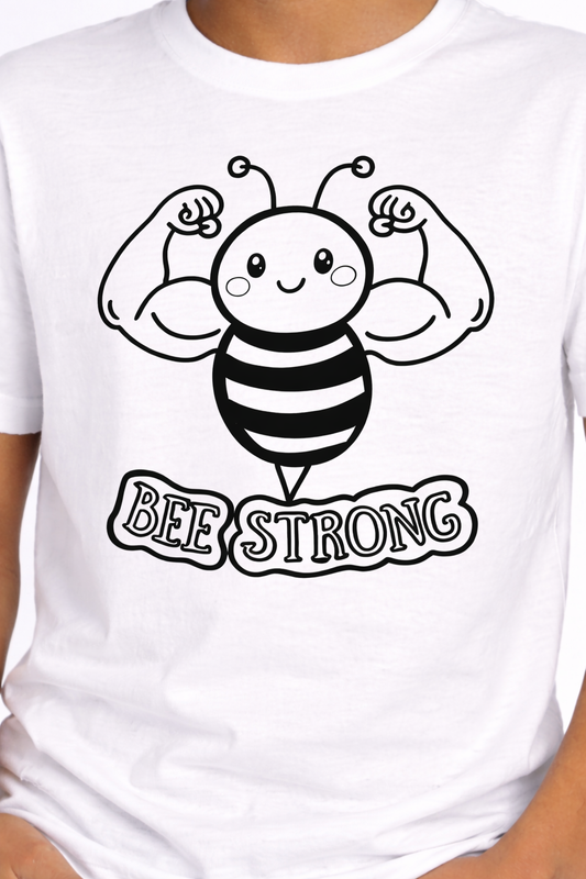 Little Bee Strong – Sunlight Color-Changing Kids T-Shirt
