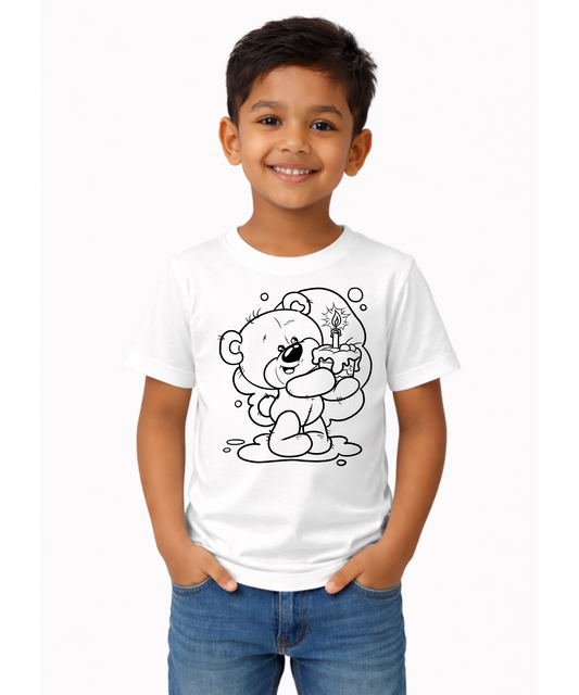 Birthday Bear Magic Kids T-Shirt