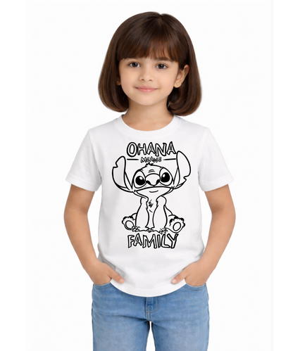 Ohana Happy Family T-Shirt for kids