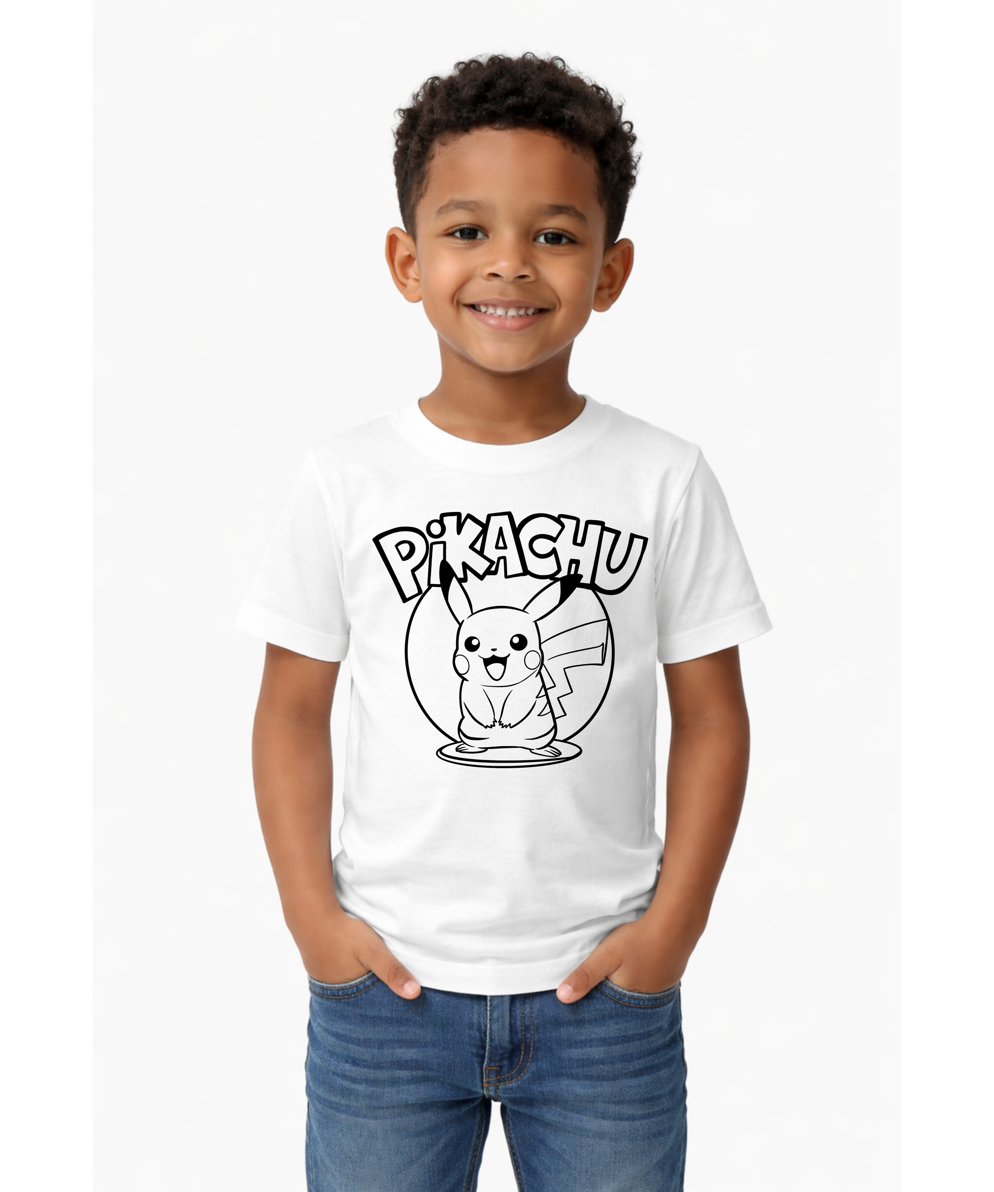 Pikachu Cartoon T-Shirt for kids