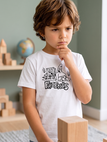 Best Friends Adventure – Sun-Activated Colour Changing Cotton T-Shirt for Kids