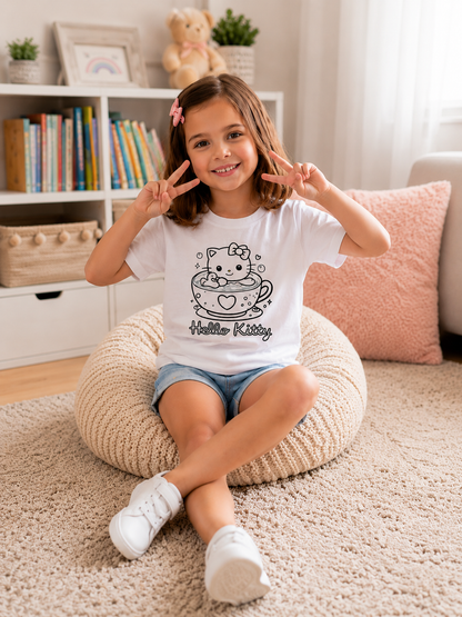 Hello Kitty Sun Activated Colour Changing T-Shirt for Kids