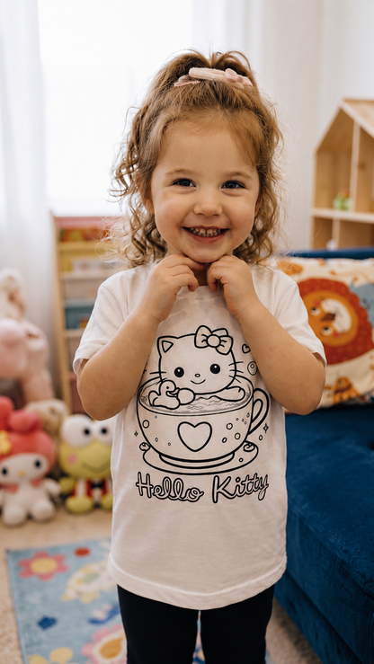Hello Kitty Sun Activated Colour Changing T-Shirt for Kids