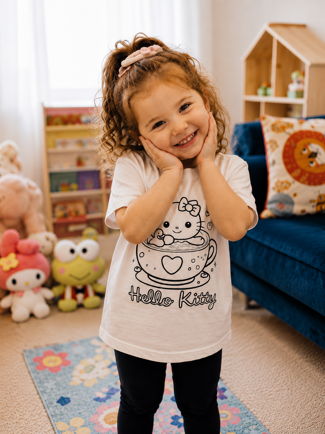 Hello Kitty Sun Activated Colour Changing T-Shirt for Kids