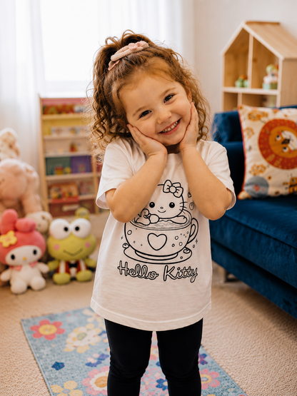 Hello Kitty Sun Activated Colour Changing T-Shirt for Kids