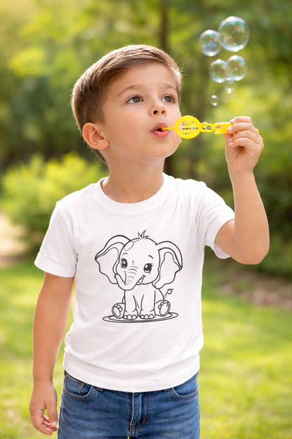 Cute Elephant Magic Kids T-Shirt