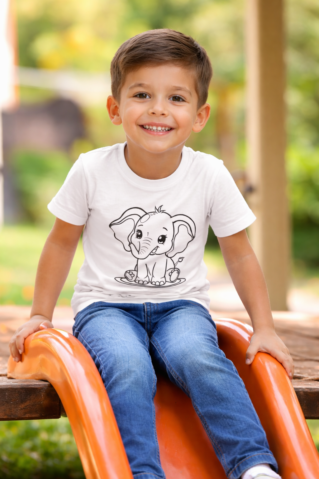 Cute Elephant Magic Kids T-Shirt