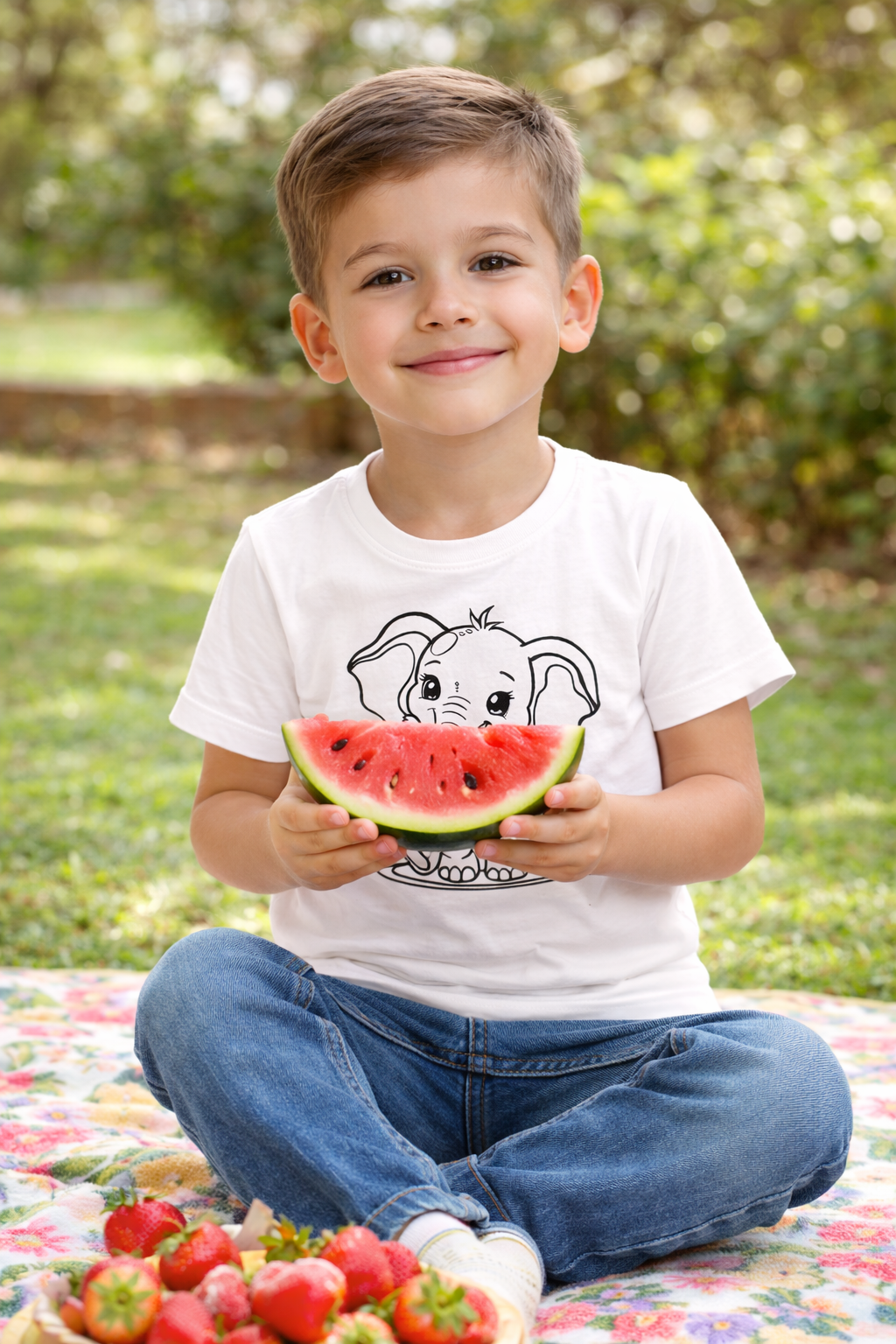 Cute Elephant Magic Kids T-Shirt