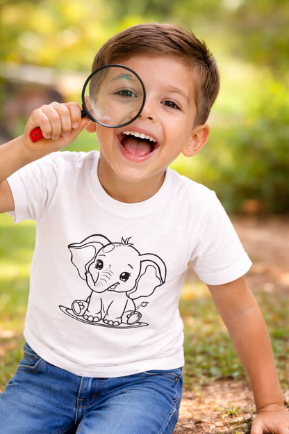 Cute Elephant Magic Kids T-Shirt
