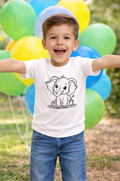 Cute Elephant Magic Kids T-Shirt