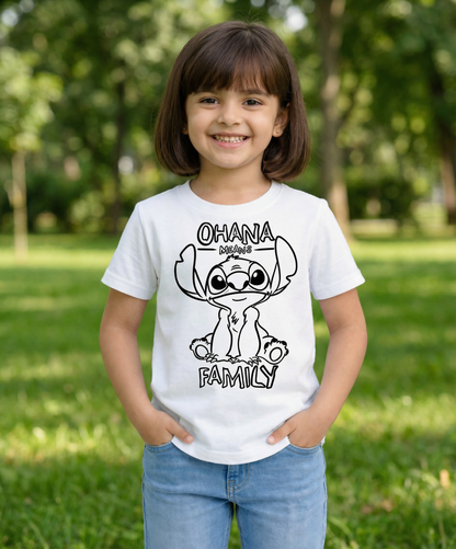 Ohana Happy Family T-Shirt for kids