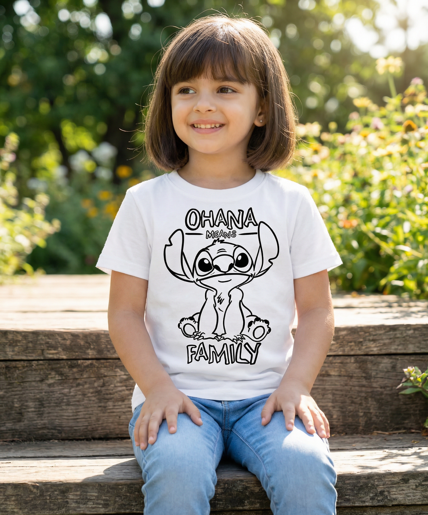 Ohana Happy Family T-Shirt for kids