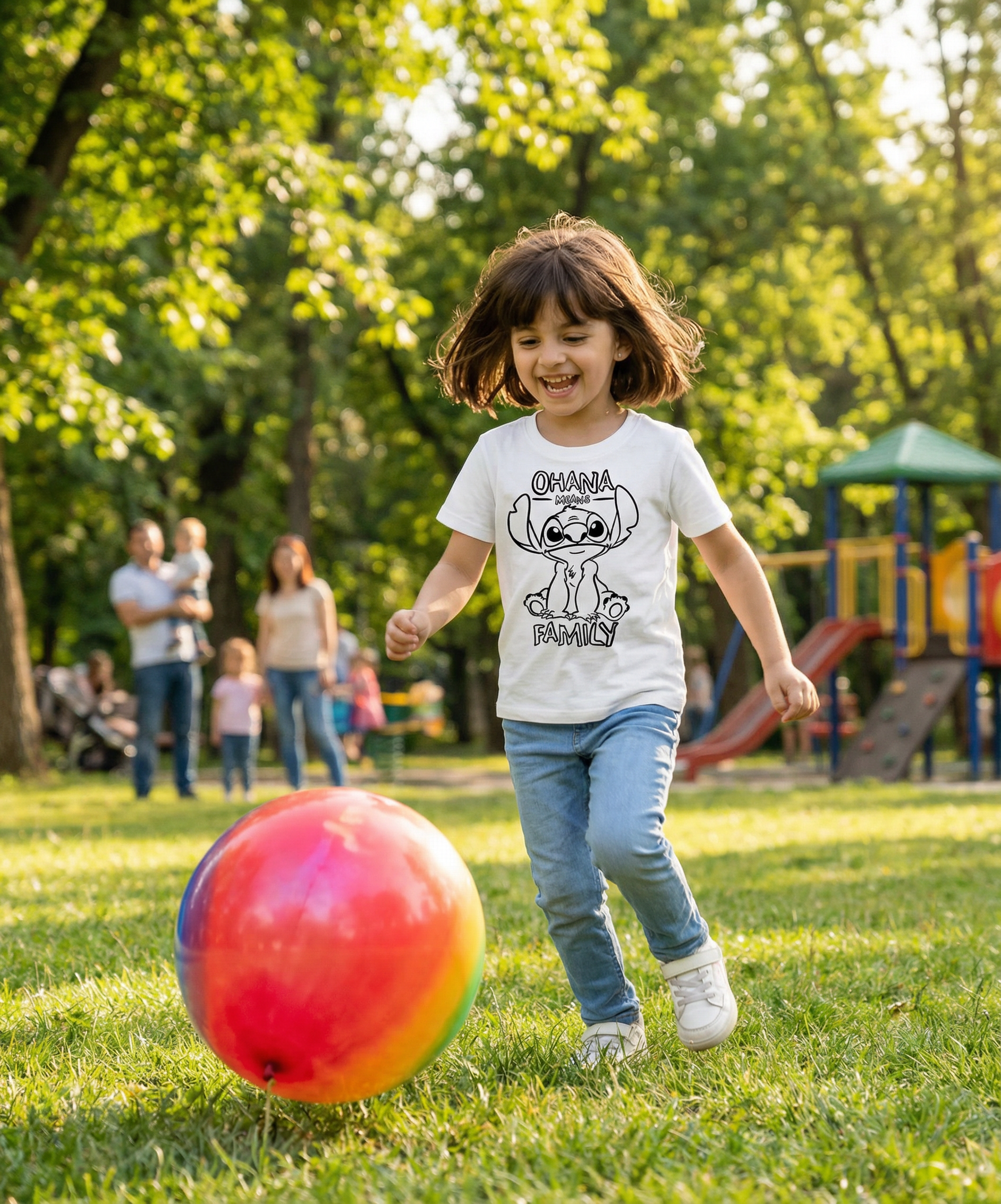 Ohana Happy Family T-Shirt for kids