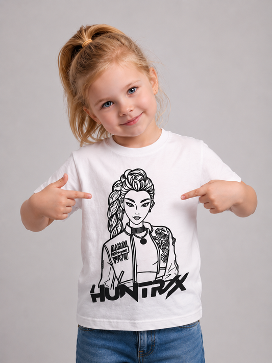 Huntrix Elite – Sun-Activated Colour-Changing Cotton T-Shirt for Girls