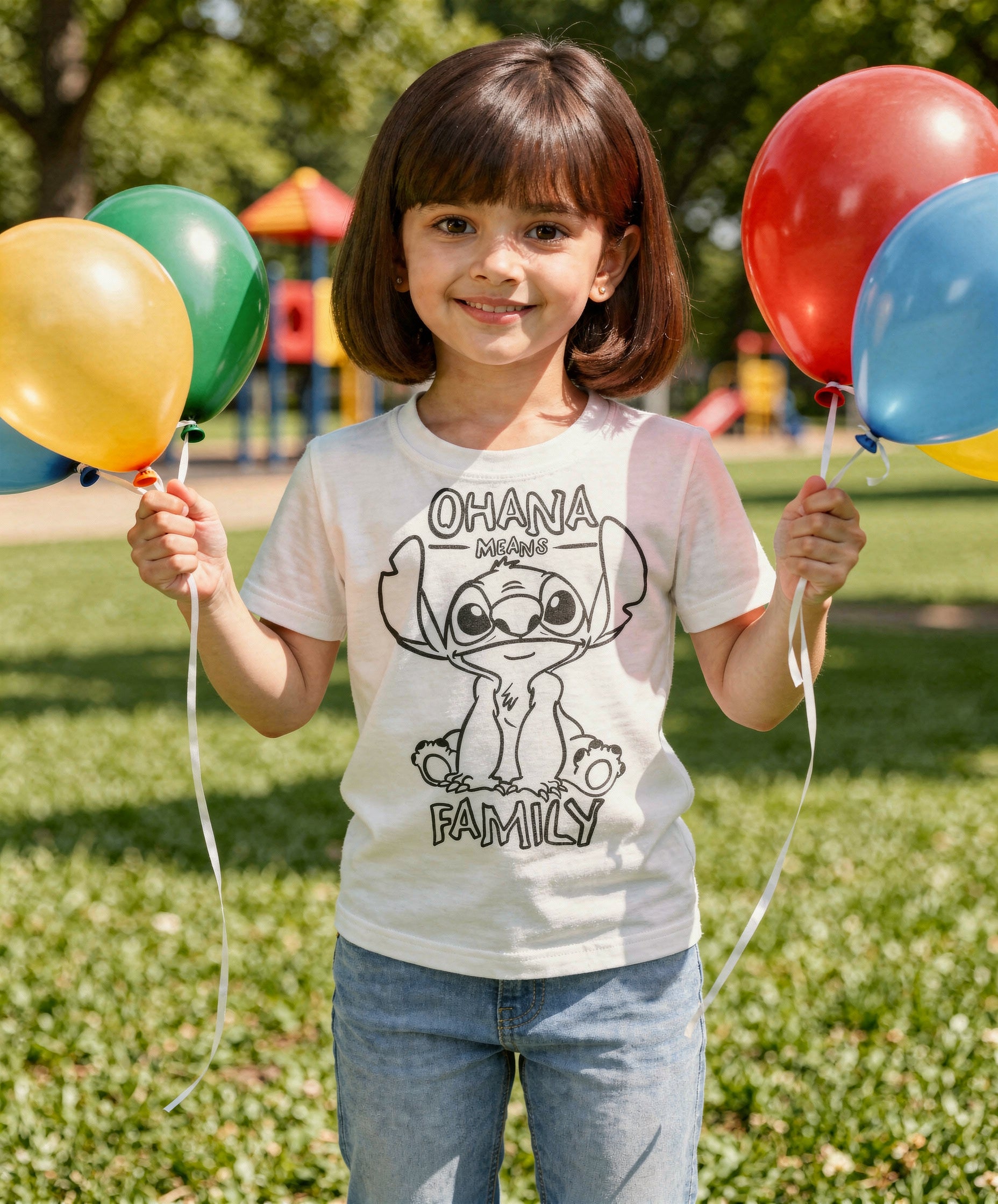 Ohana Happy Family T-Shirt for kids