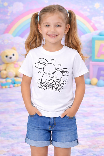 Bunny Love Hug T-Shirt for Kids