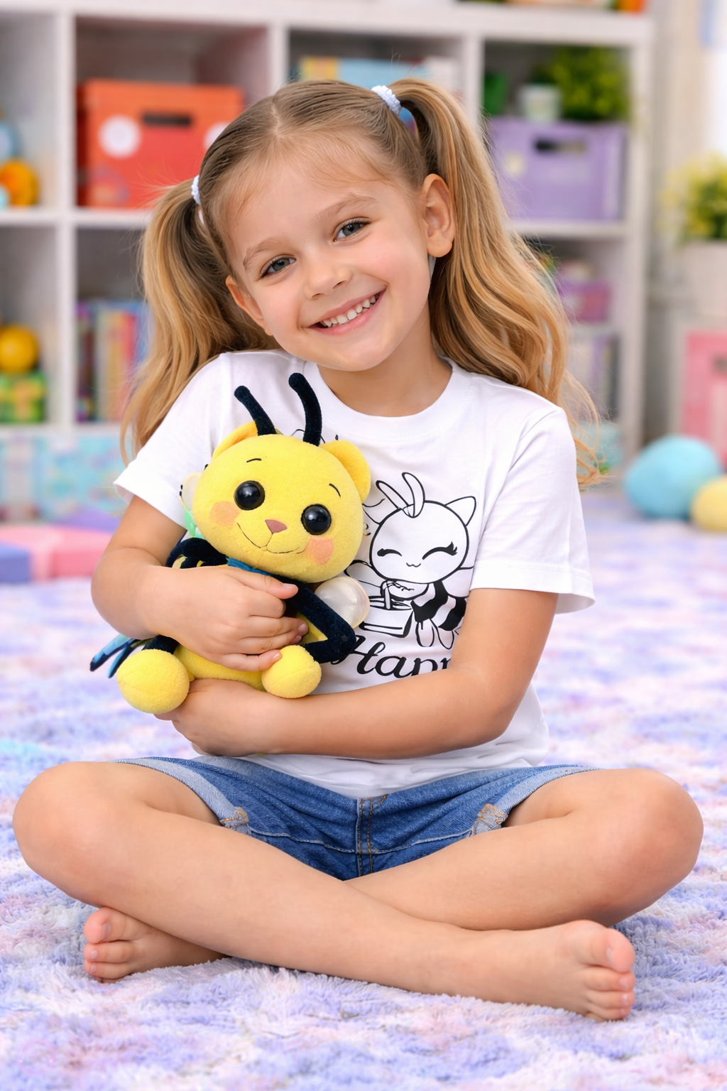 Bee Happy – Sun-Activated T-Shirt for Kids
