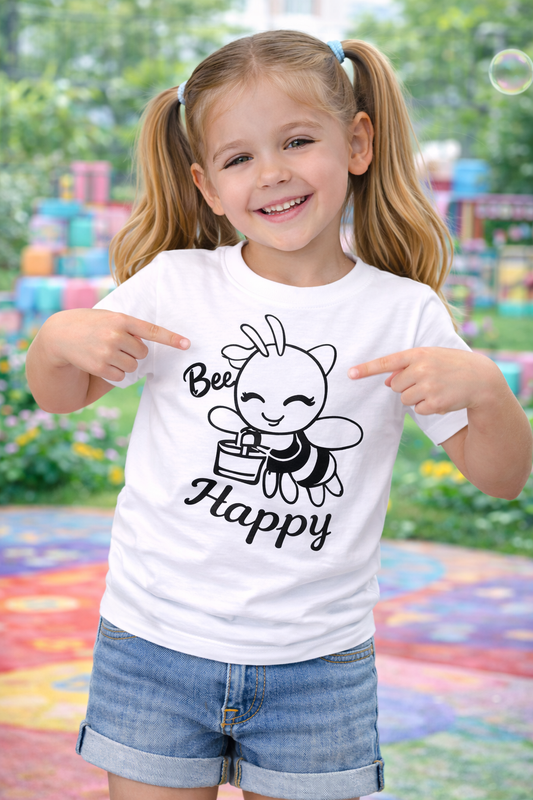 Bee Happy – Sun-Activated T-Shirt for Kids