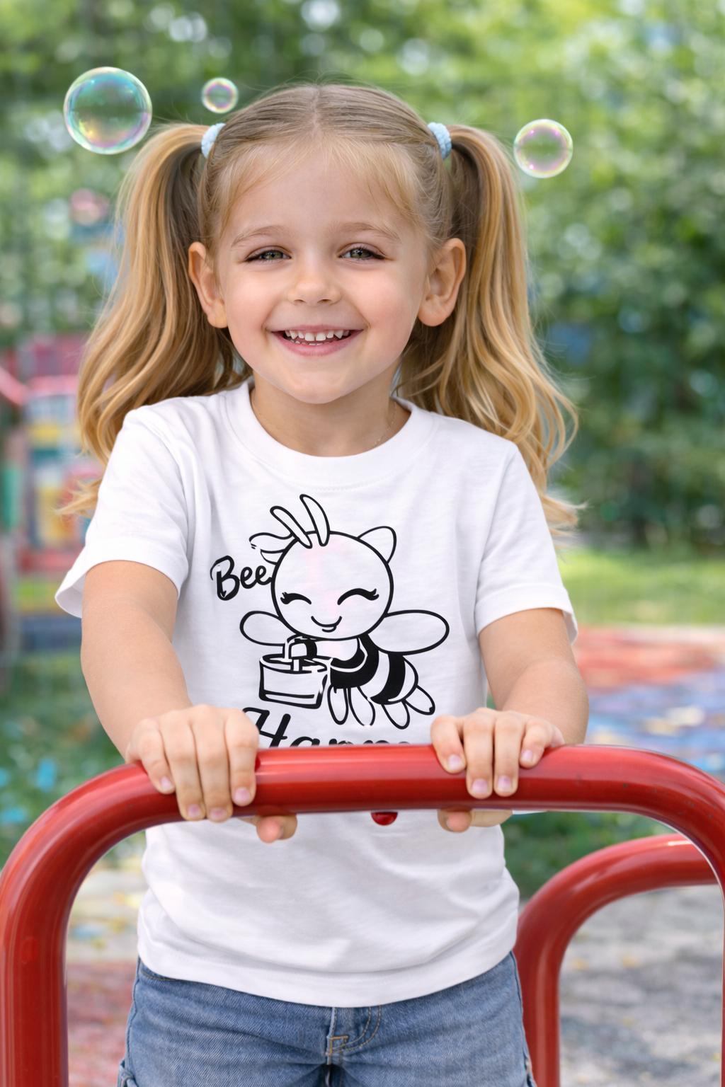 Bee Happy – Sun-Activated T-Shirt for Kids