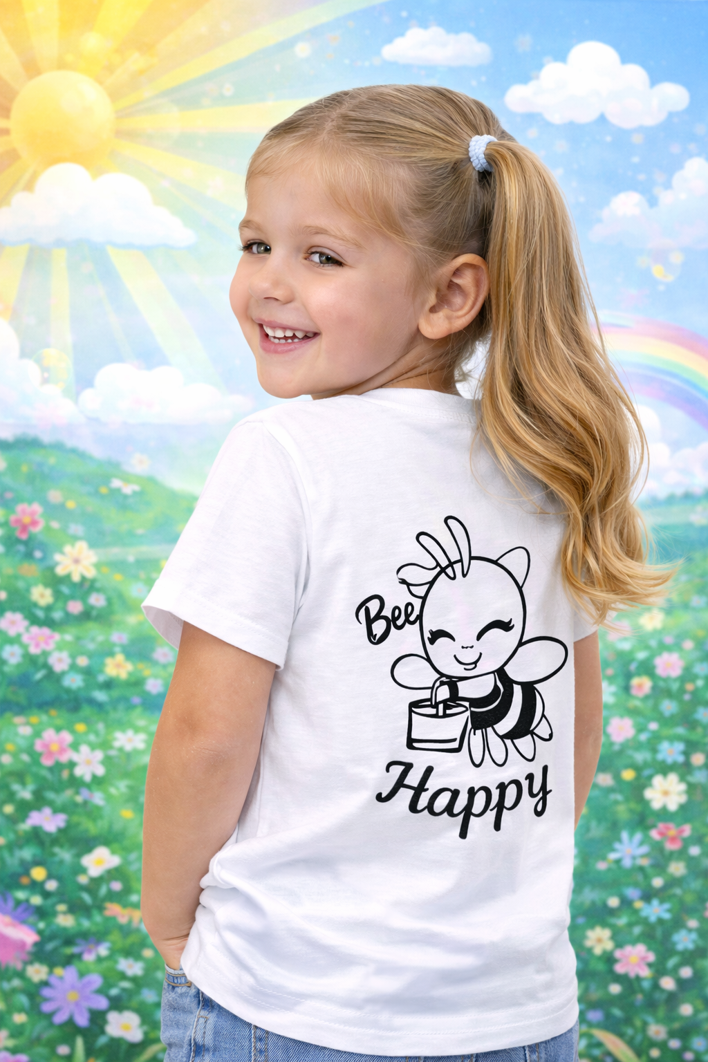 Bee Happy – Sun-Activated T-Shirt for Kids