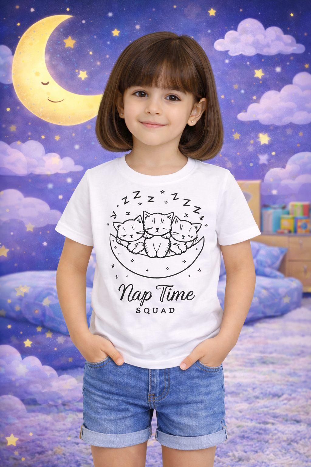 Nap Time Squad T-Shirt for kids