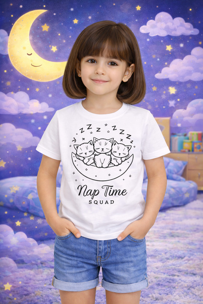 Nap Time Squad T-Shirt for kids