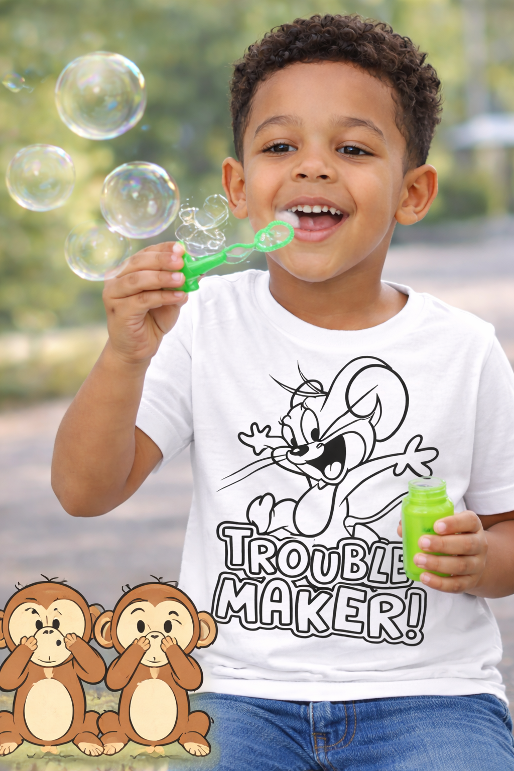 Trouble Maker Magic Kids T-Shirt