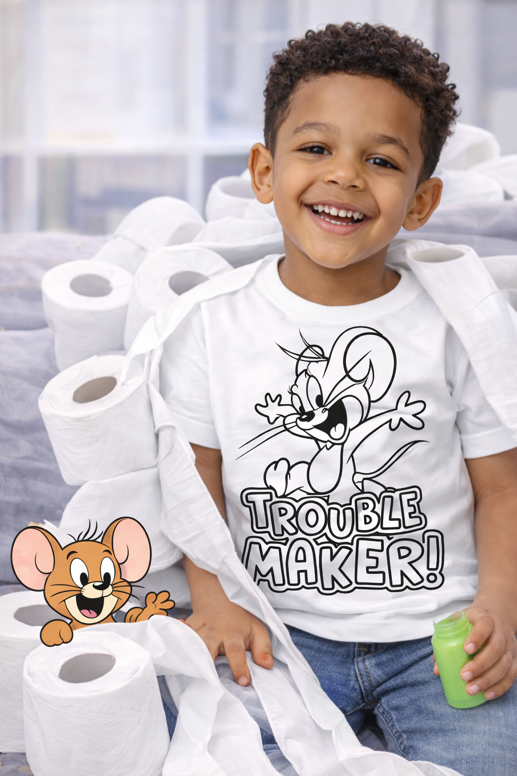 Trouble Maker Magic Kids T-Shirt