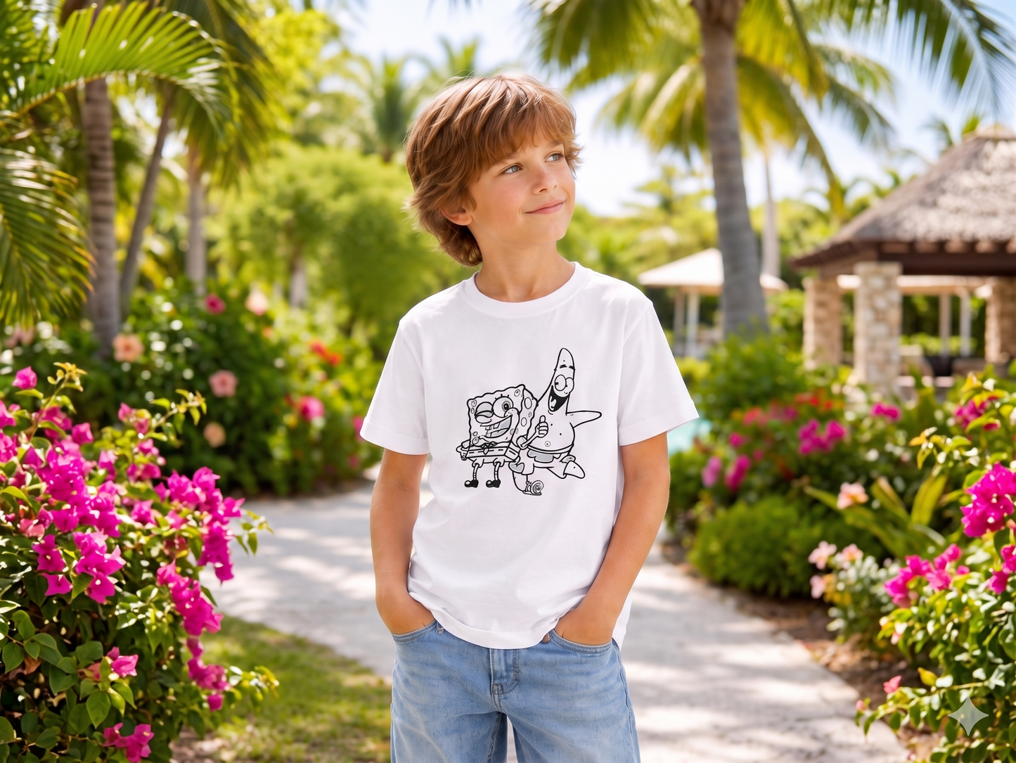 Best Friends Adventure Sun Activated Colour Changing T-Shirt for Kids