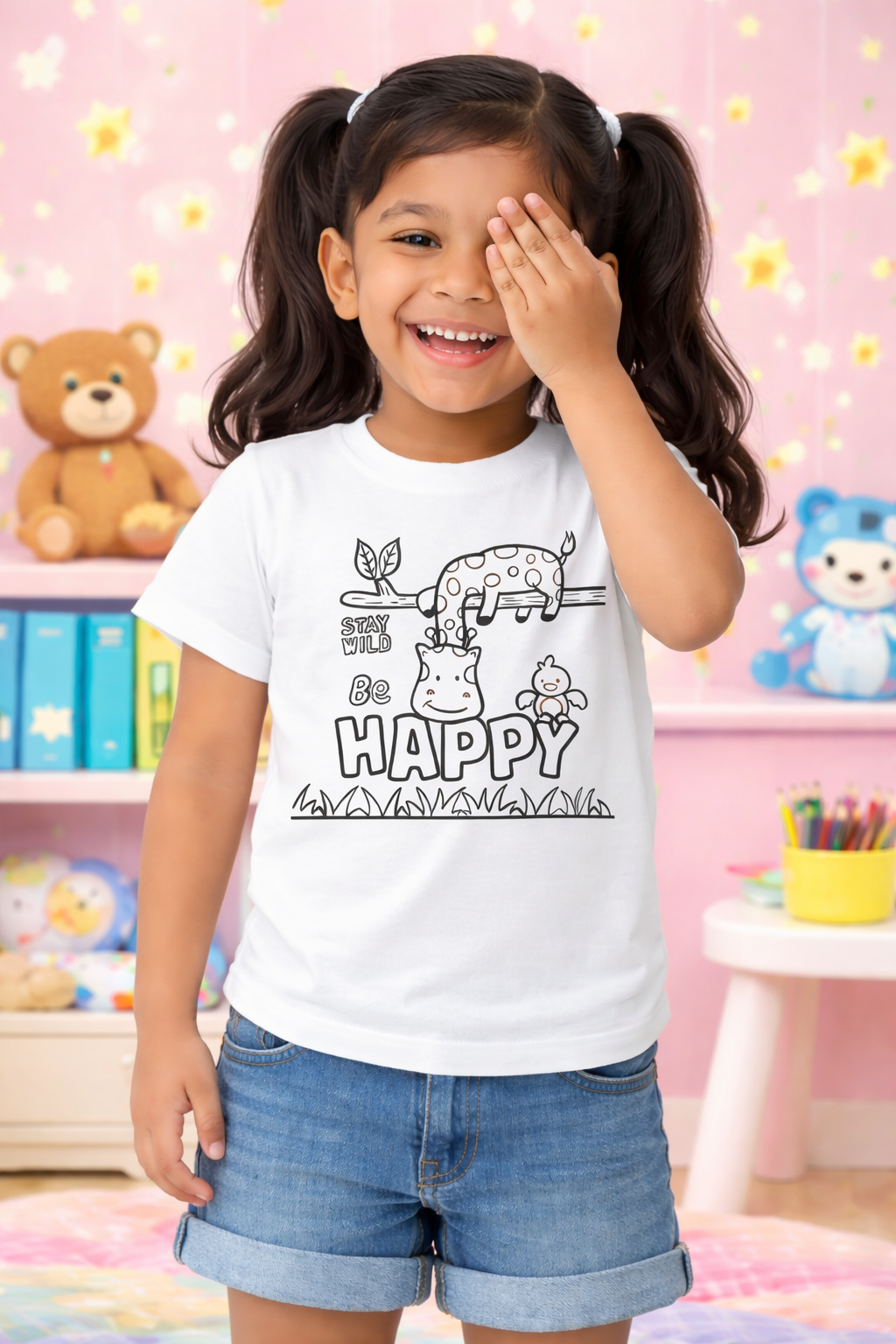 Stay Wild Be Happy Magic Kids T-Shirt