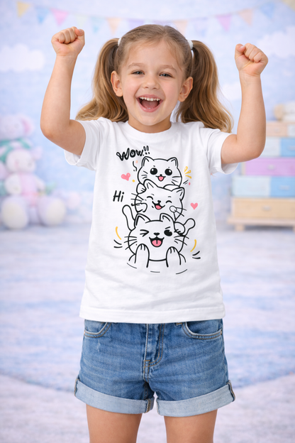 Cute Kitty Magic Kids T-Shirt