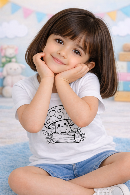 Forest Mushroom Magic Kids T-Shirt