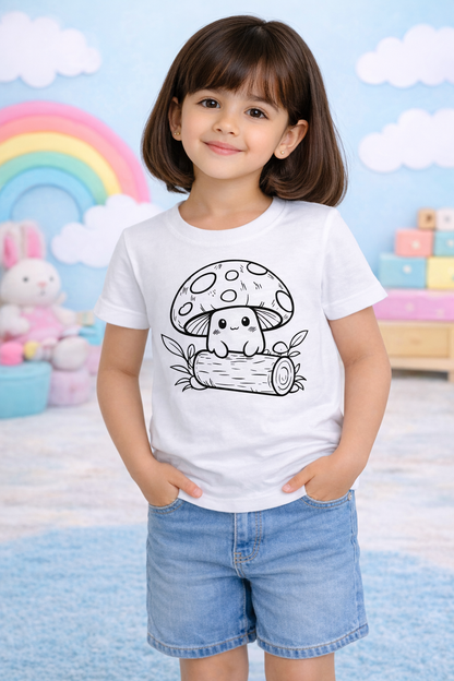 Forest Mushroom Magic Kids T-Shirt