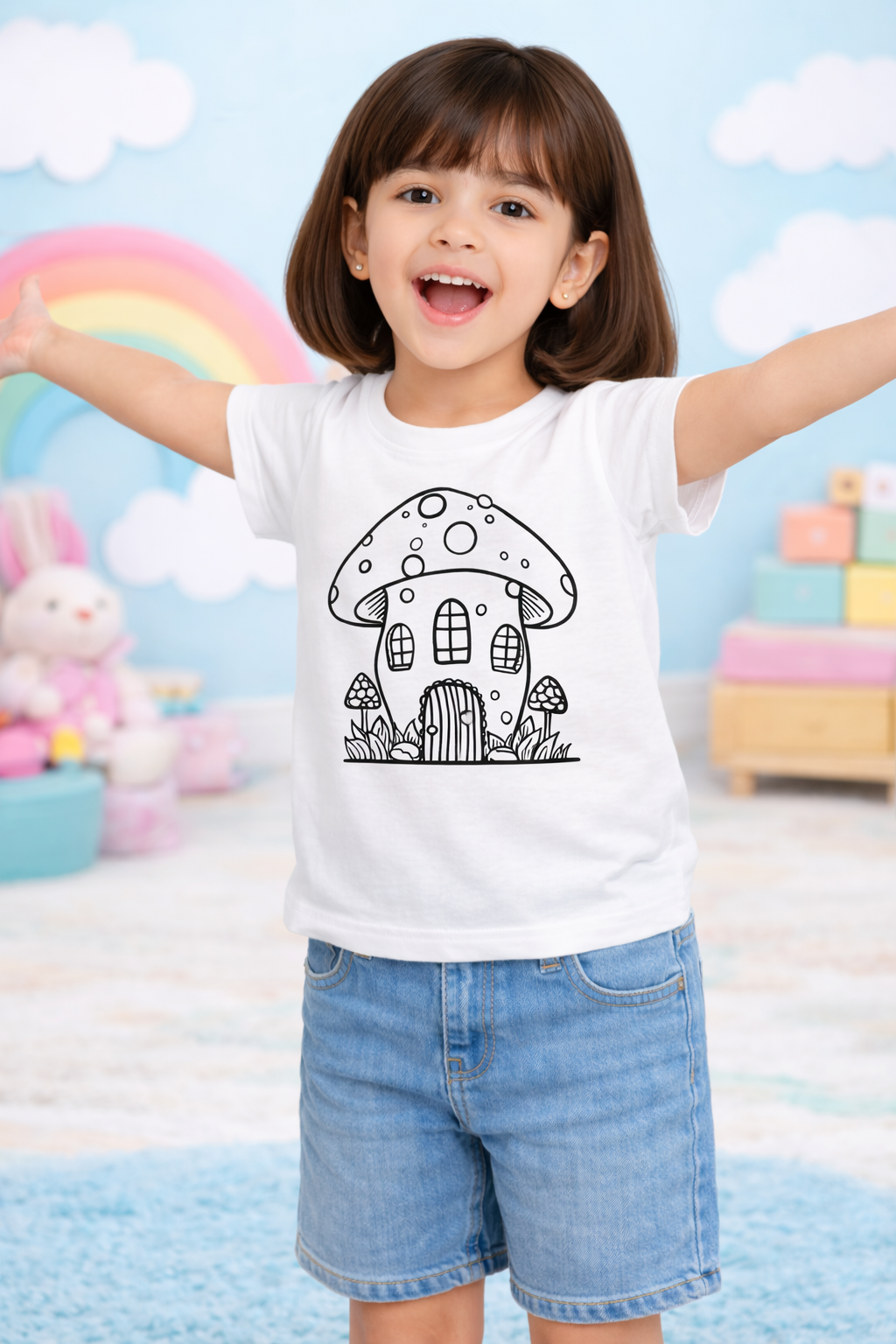 Mushroom House Magic Kids T-Shirt