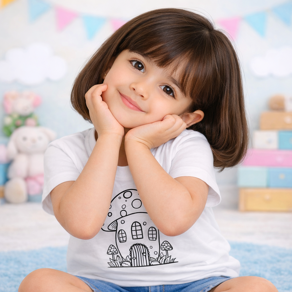 Mushroom House Magic Kids T-Shirt