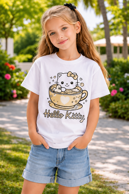 Hello Kitty Sun Activated Colour Changing T-Shirt for Kids