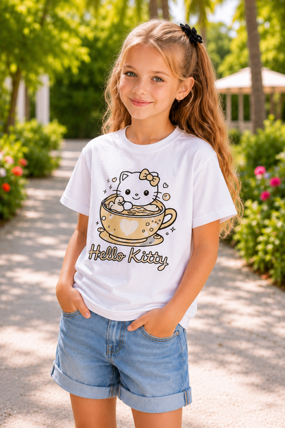 Hello Kitty Sun Activated Colour Changing T-Shirt for Kids